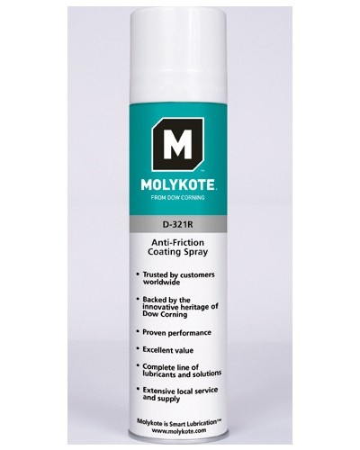 Molykote D-321R - 400 ml Kuru Yağlama Spreyi Molykote D-321R - 400 ml Kuru Yağlama Spreyi