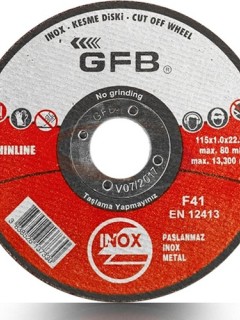 Gfb Metal Kesici Taş 115X1X2 Inox Kesme Taşı 25 Adet Gfb Metal Kesici Taş 115X1X2 Inox Kesme Taşı 25 Adet